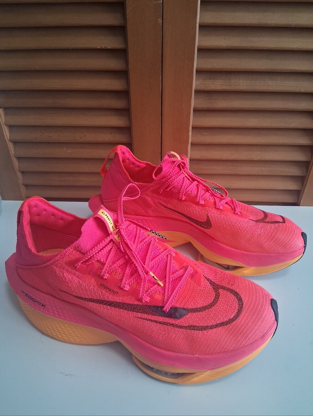 Nike Air Zoom Alphafly Next% 2 Hyper Pink Laser Orange Men's Size 11.5